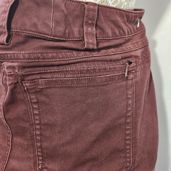 Duluth Trading Women's Size 12x29 Red Clay Fire Hose Zip Carpenter Pants Outdoor - Picture 9 of 15